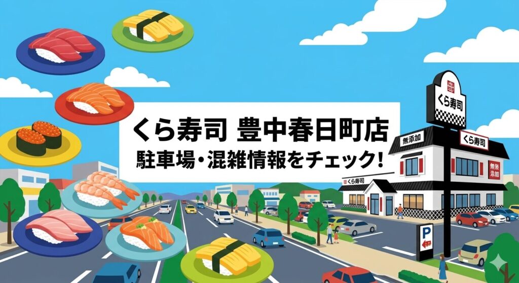 くら寿司 豊中春日町店｜ロマンチック街道の駐車場・混雑情報を解説