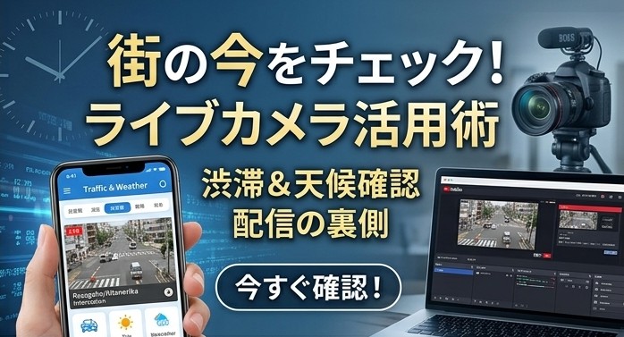 リアルタイムで街を見守る！ライブカメラの活用法と運営の裏側
