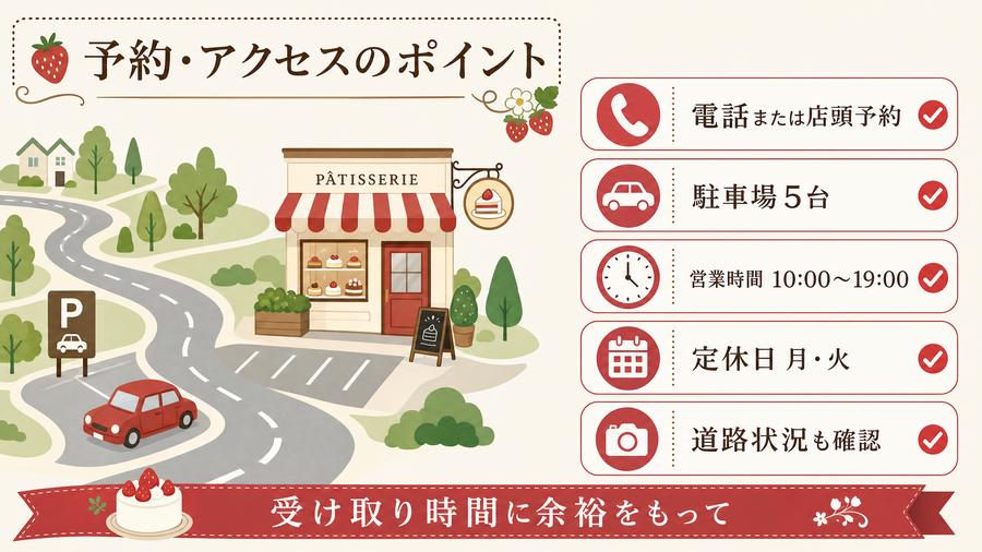ムッシュマキノ向丘本店の予約方法、駐車場、営業時間、訪問前確認ポイントをまとめたアクセス画像