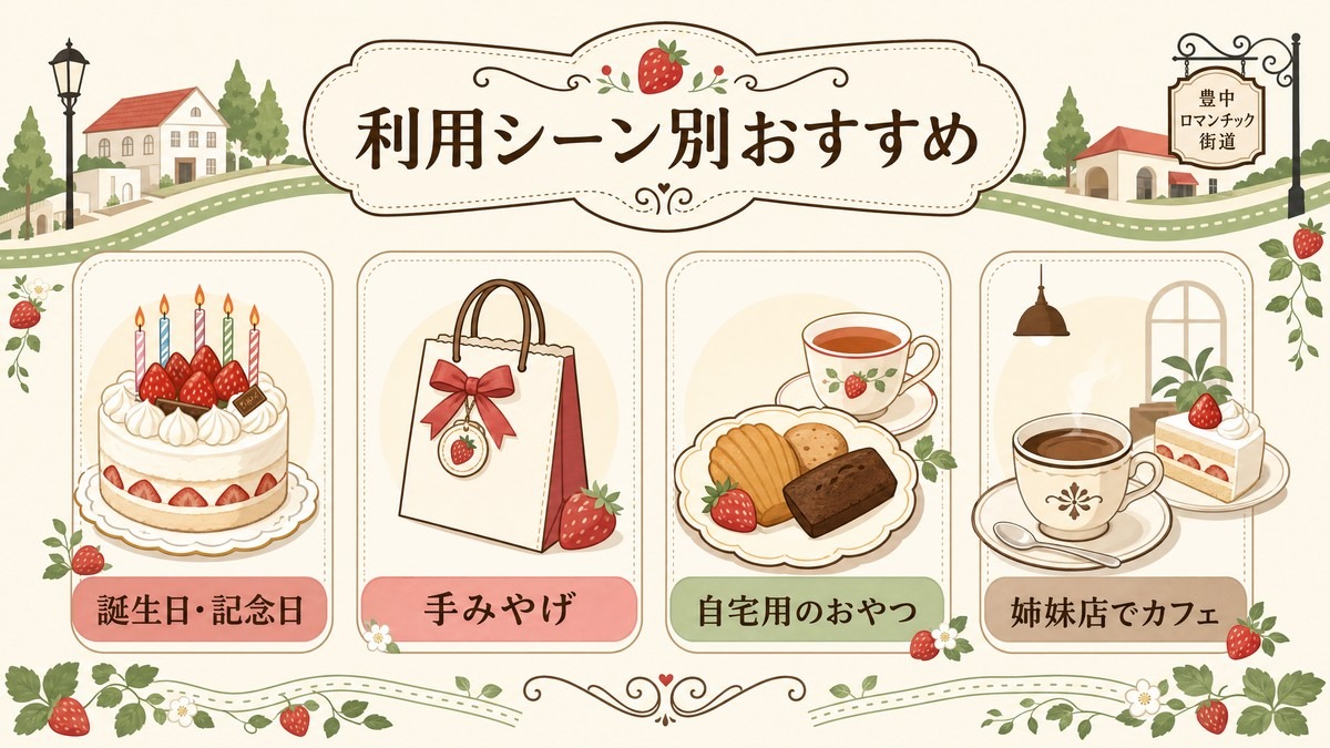 ムッシュマキノ向丘本店の利用シーン別おすすめと姉妹店カフェ利用の案内