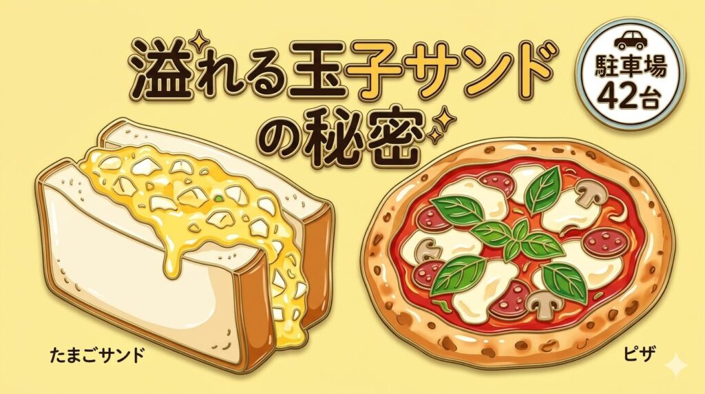 「溢れる玉子サンドの秘密」