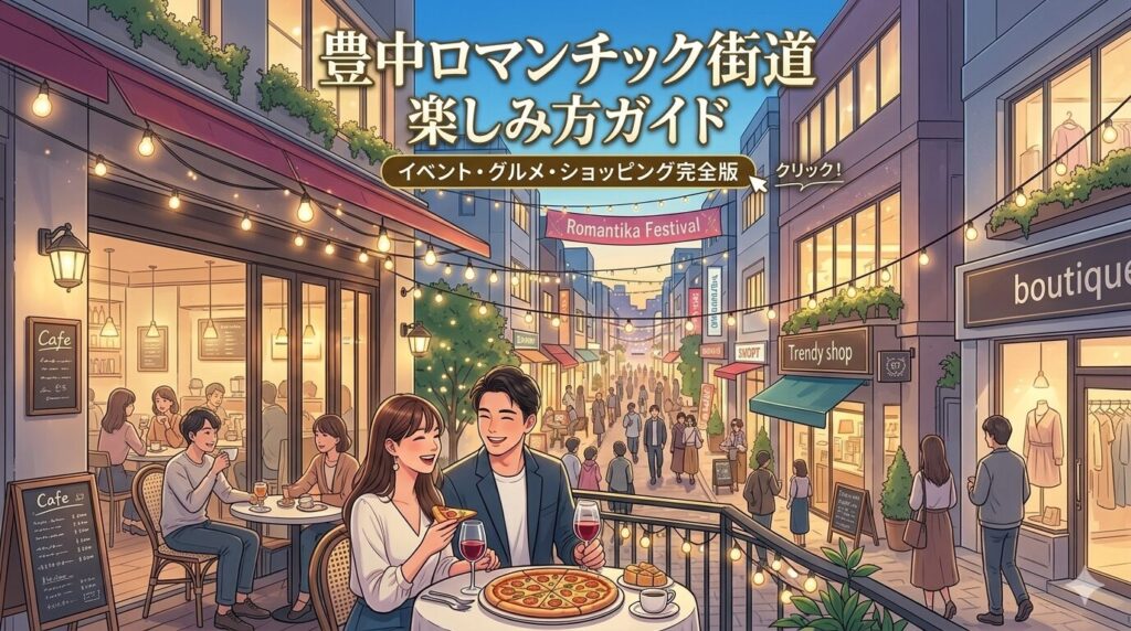 豊中ロマンチック街道の楽しみ方ガイド！
