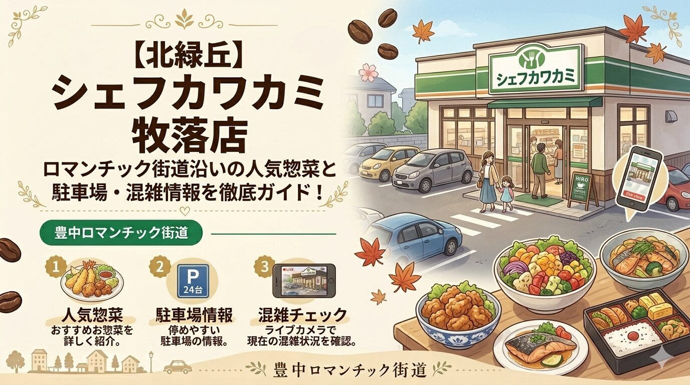 【北緑丘】シェフカワカミ牧落店の人気惣菜と駐車場情報を徹底ガイド！