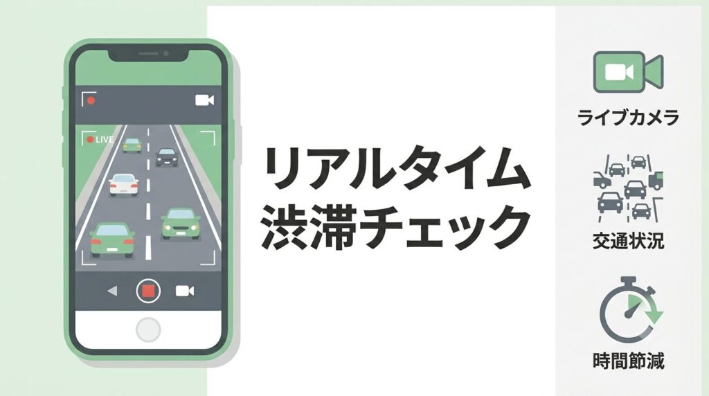 24時間配信のライブカメラで渋滞を賢く回避