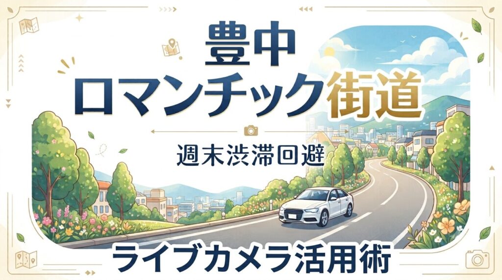 ロマンチック街道の週末渋滞回避とライブカメラ活用術