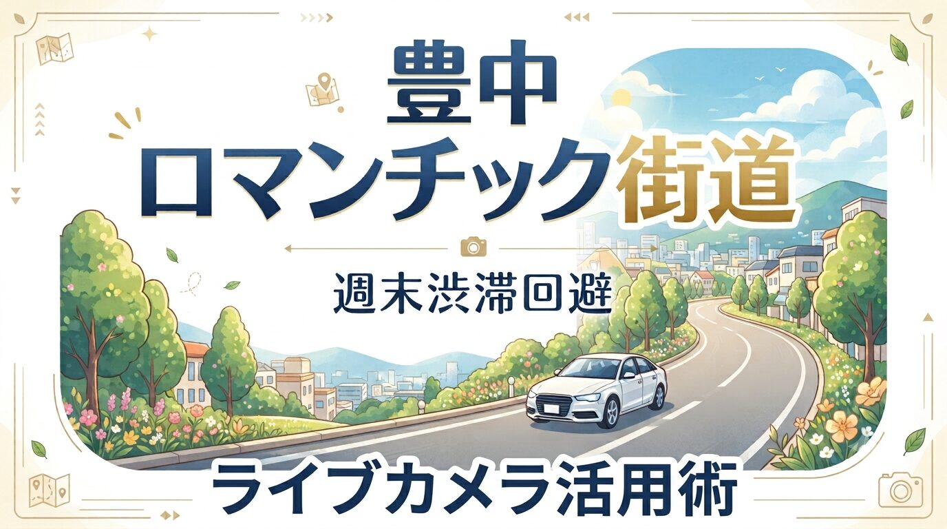 ロマンチック街道の週末渋滞回避とライブカメラ活用術