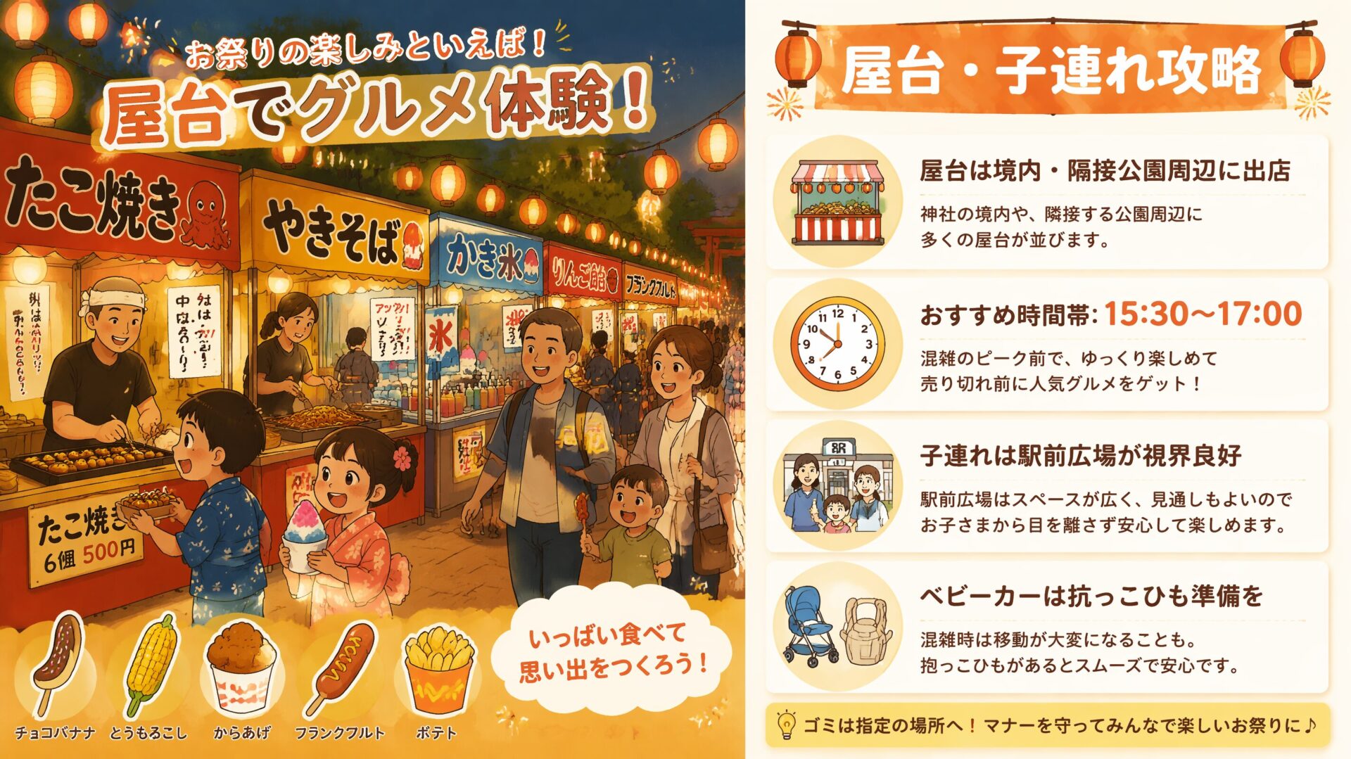 尼崎だんじり祭り2026 屋台・子連れガイド図解