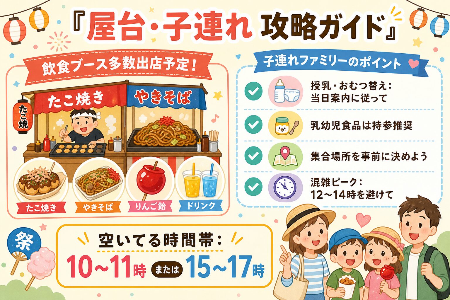 尼崎市民まつり2026 屋台・子連れガイド